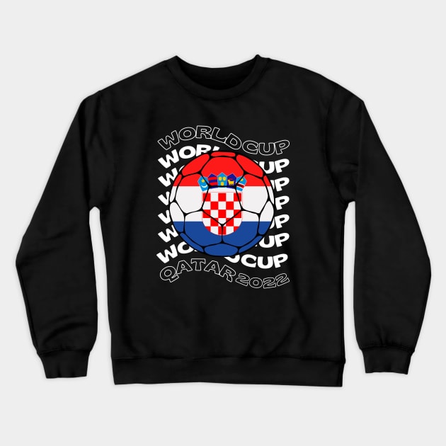 Croatia World Cup Crewneck Sweatshirt by footballomatic